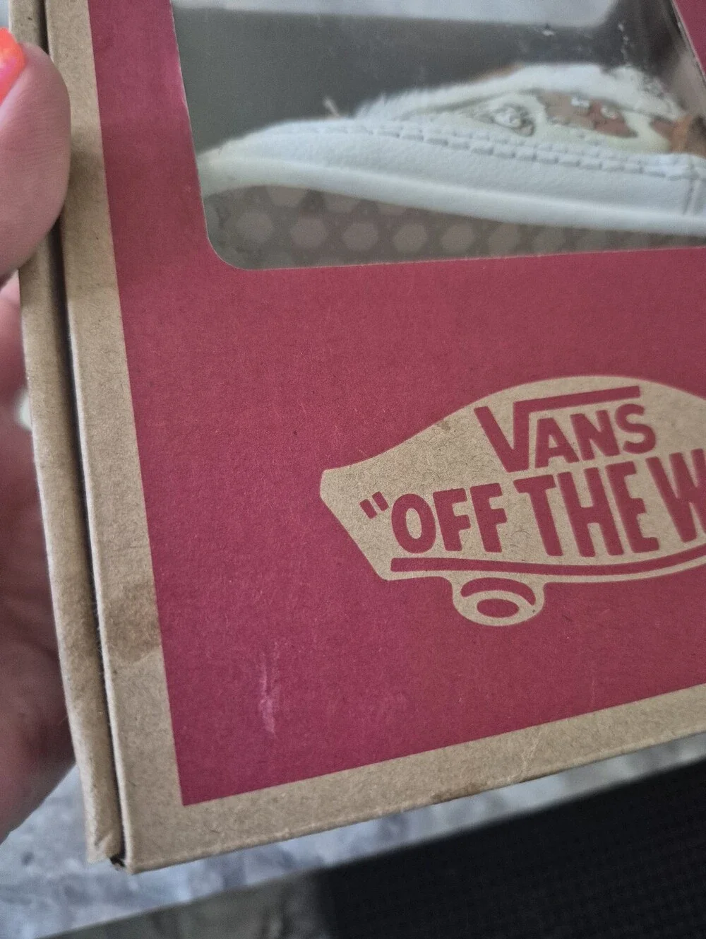 Vans Old Skool Unisex Baby Sneakers Teddy Bear Size 3 - 6 Months